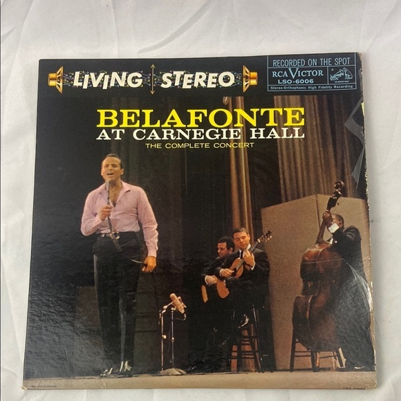 Harry Belafonte At Carnegie Hall The Complete Concert Vinyl Records 2 LP’s - Picture 1 of 11